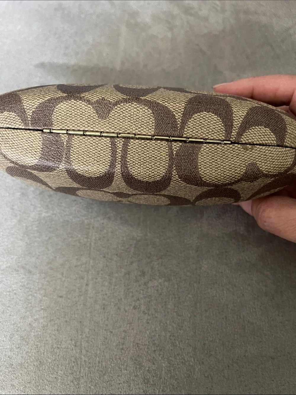 Coach Brown  Sunglasses Case
